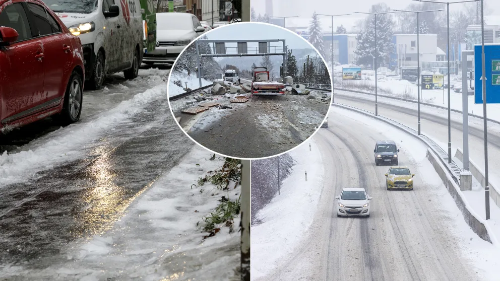 doprava poľadovica počasie