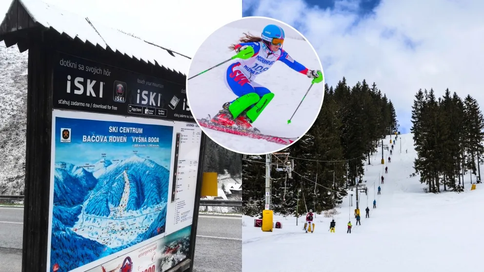 Lyžiarske stredisko Bačova Roveň vo Vyšnej Boci.