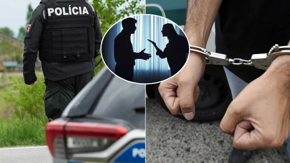 hádka polícia muž žena putá