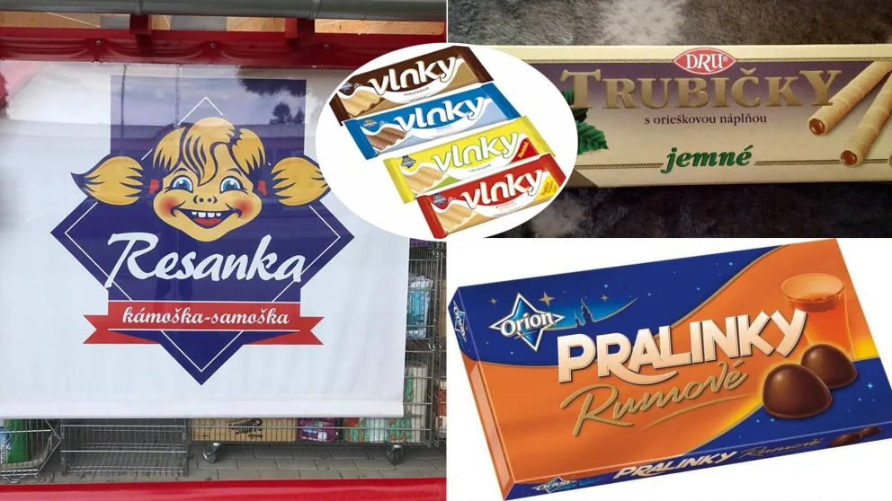 Vlnky, Resanka, trubičky, pralinky