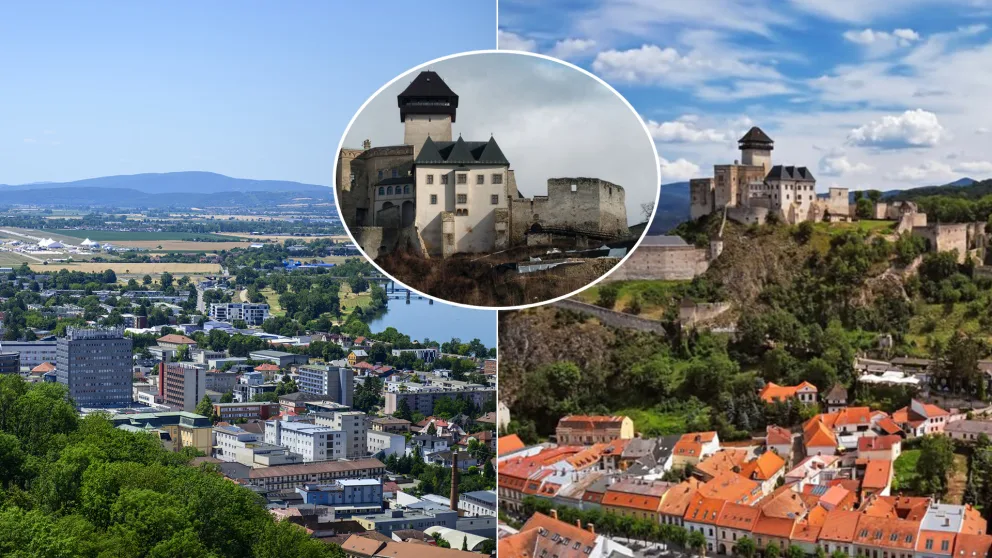 mesto Trenčin Trenčiansky hrad