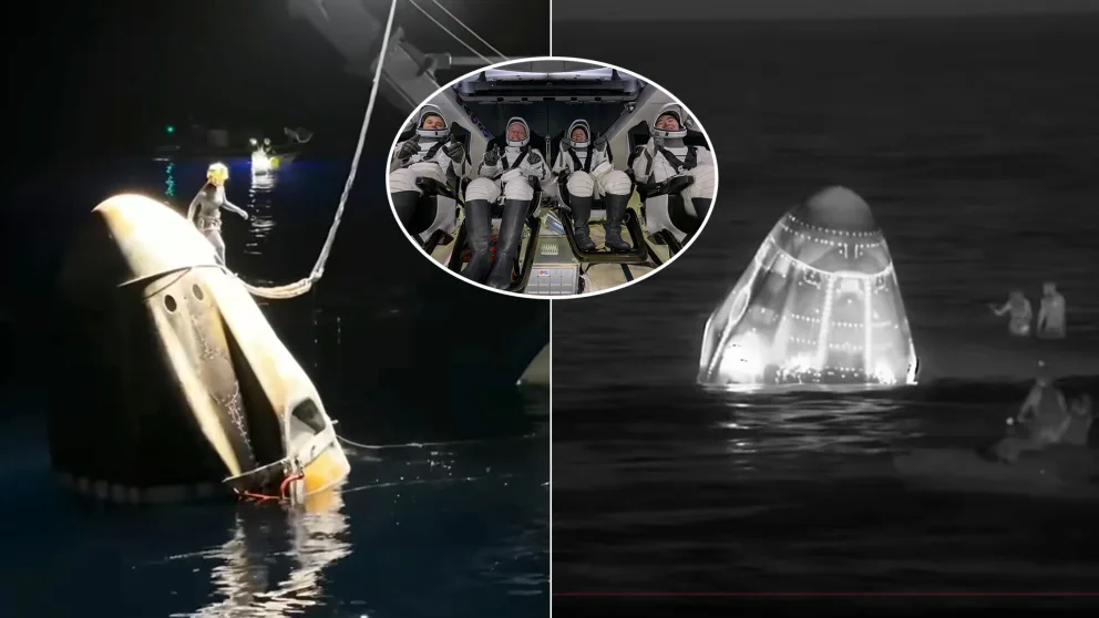 posádka Dragon NASA