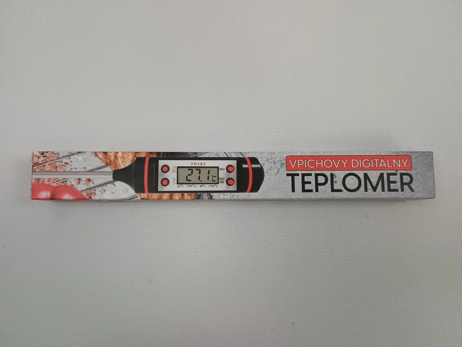 Vpichový digitálny teplomer