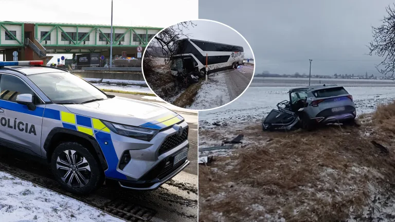 nehoda na ceste medzi Rohožníkom a Sološnicou
