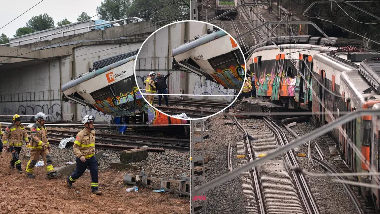Španielsko Katalánsko železnica nehoda