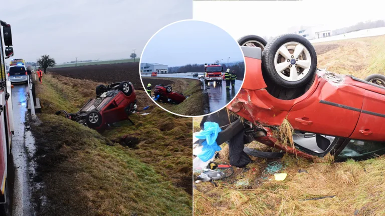 nehoda medzi Badínom a Zvolenom