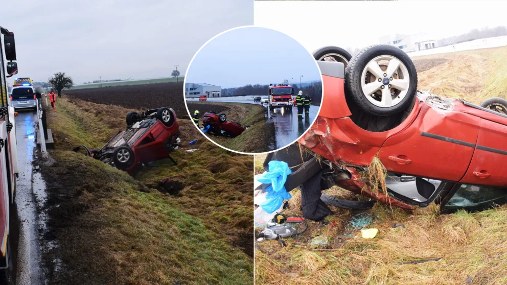 nehoda medzi Badínom a Zvolenom