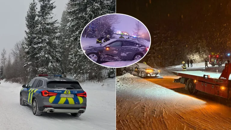 nehoda na úseku cesty zo Štrbského plesa do Tatranskej Štrby