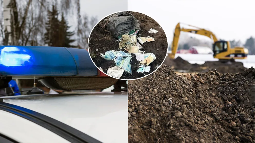 Nórsko polícia bagrista peniaze