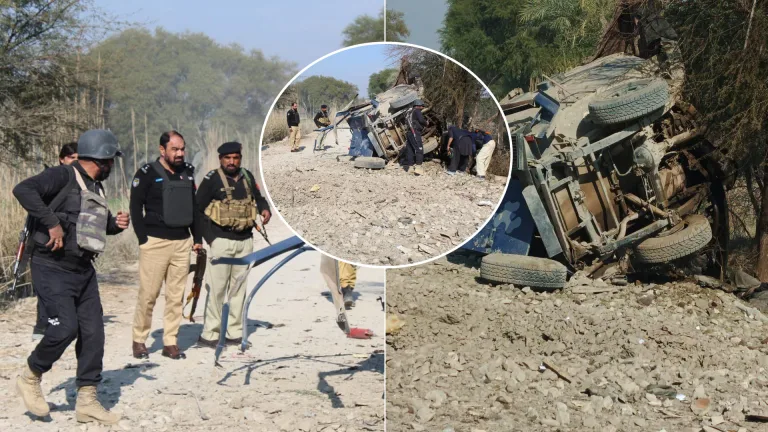 Pakistan auto výbuch policajti