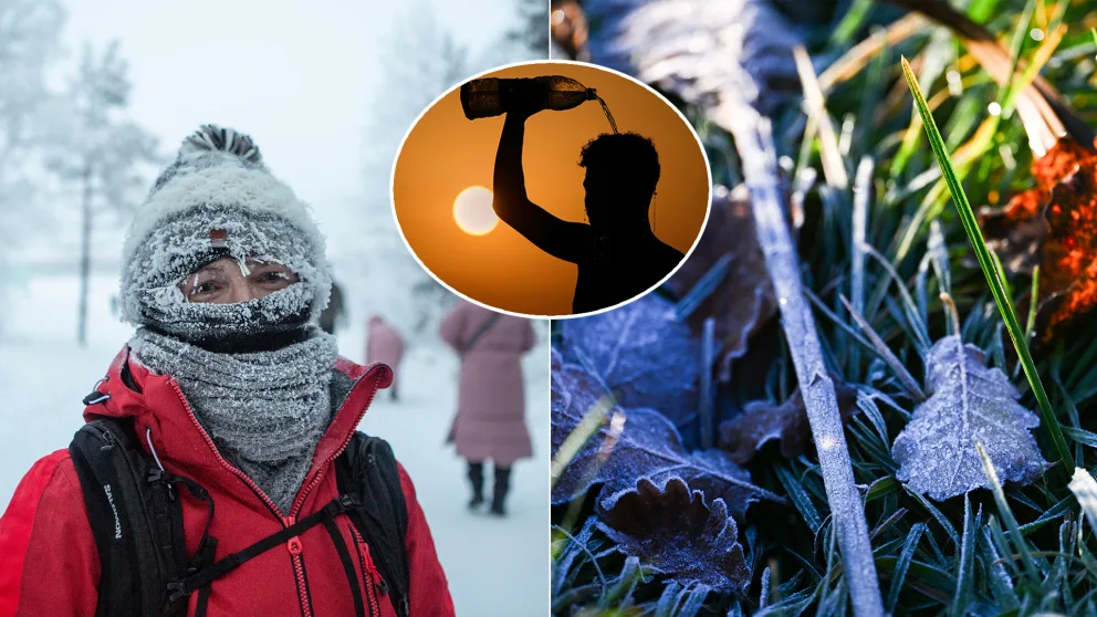 počasie zima námraza slnko teplo leto