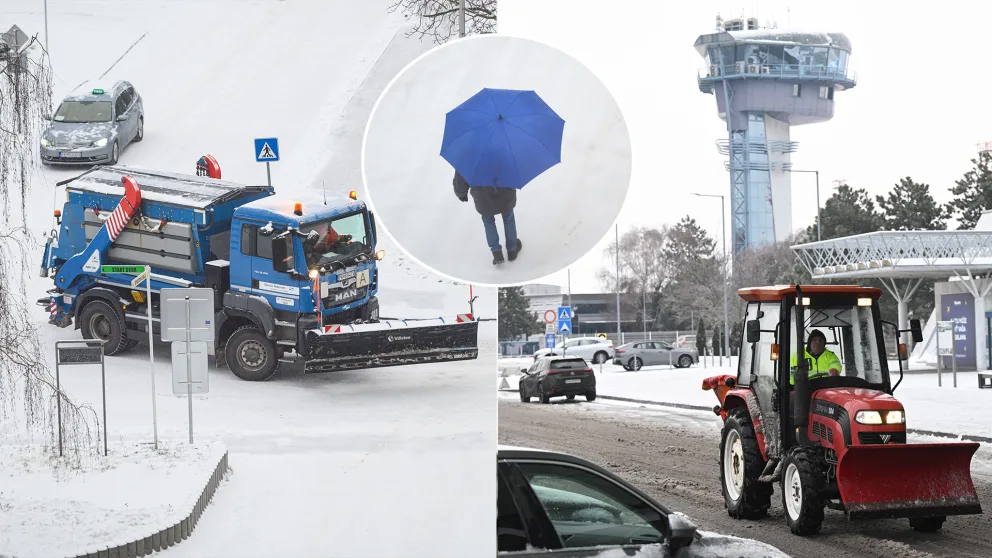 počasie sneh doprava