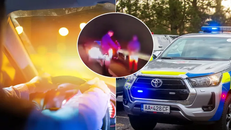 polícia vodič pri Bratislave drogy
