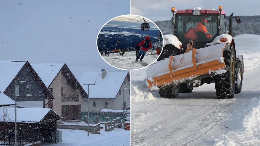 sneh počasie doprava