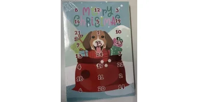 adventný kalendár pre psy tedi