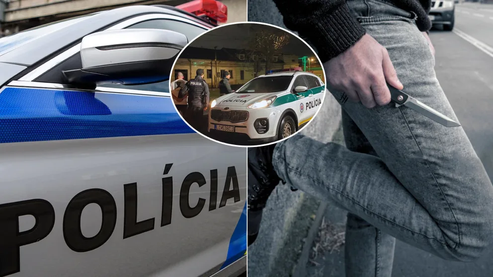 páchateľ s nožom v Lučenci
