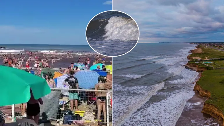 meteocunami vlny na pláži Santa Clara del Mar