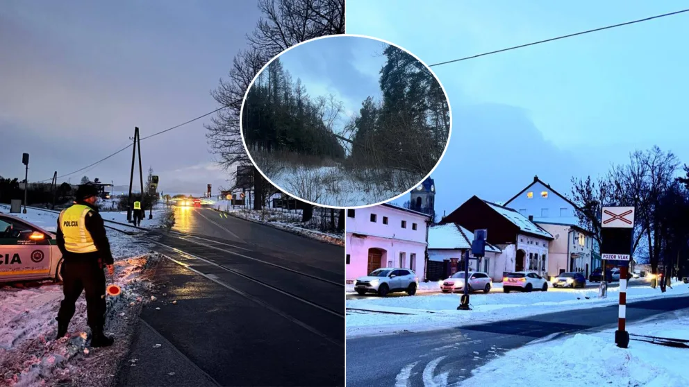 strom elektrické vedenie železničné priecestie