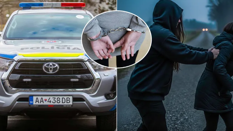 žena polícia putá útok