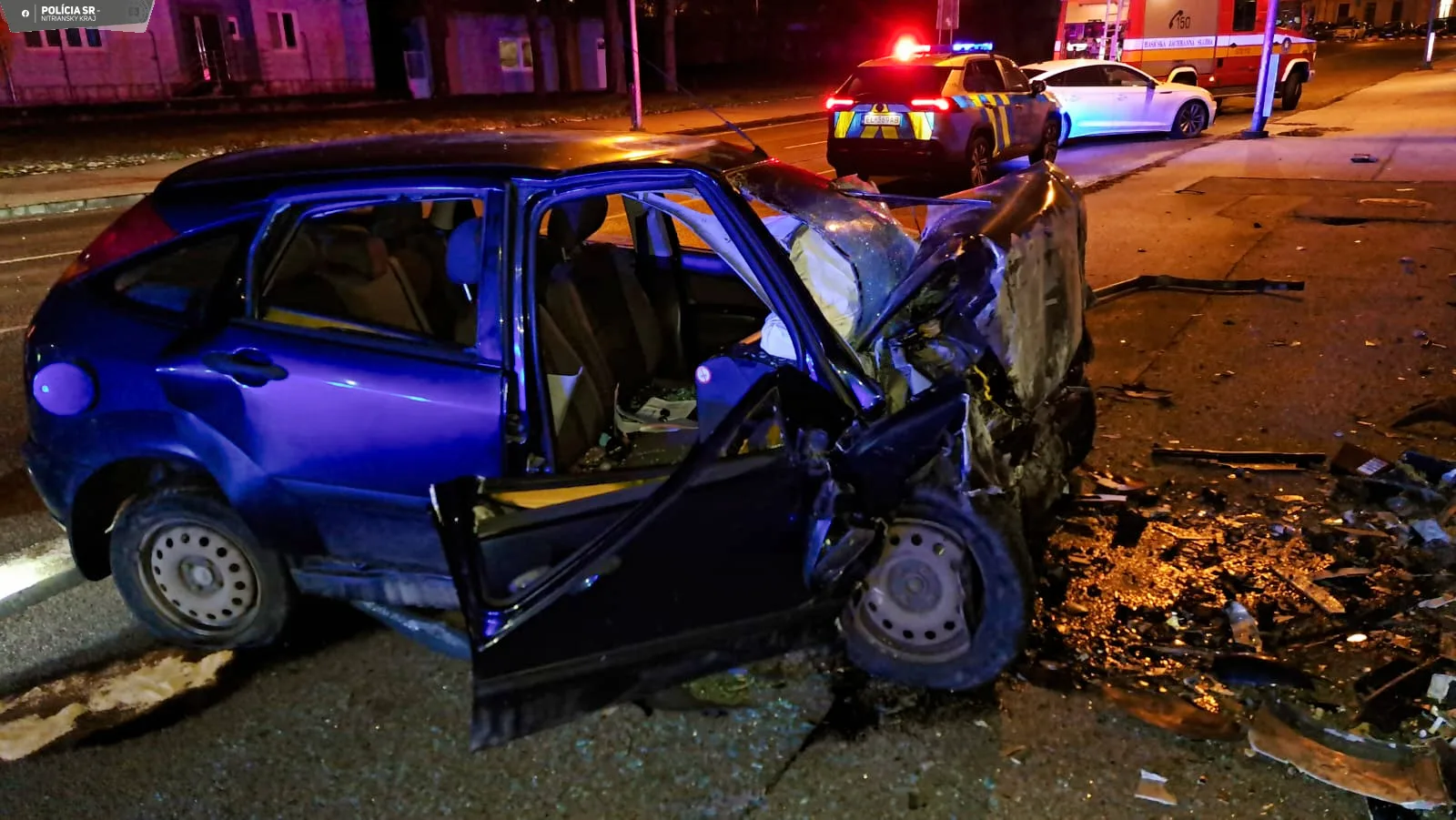 auto dom nehoda Nitra