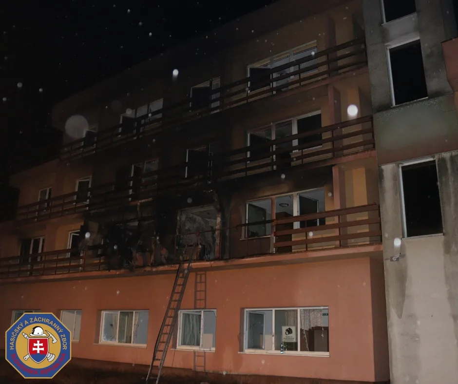 požiar hotel Pezinok
