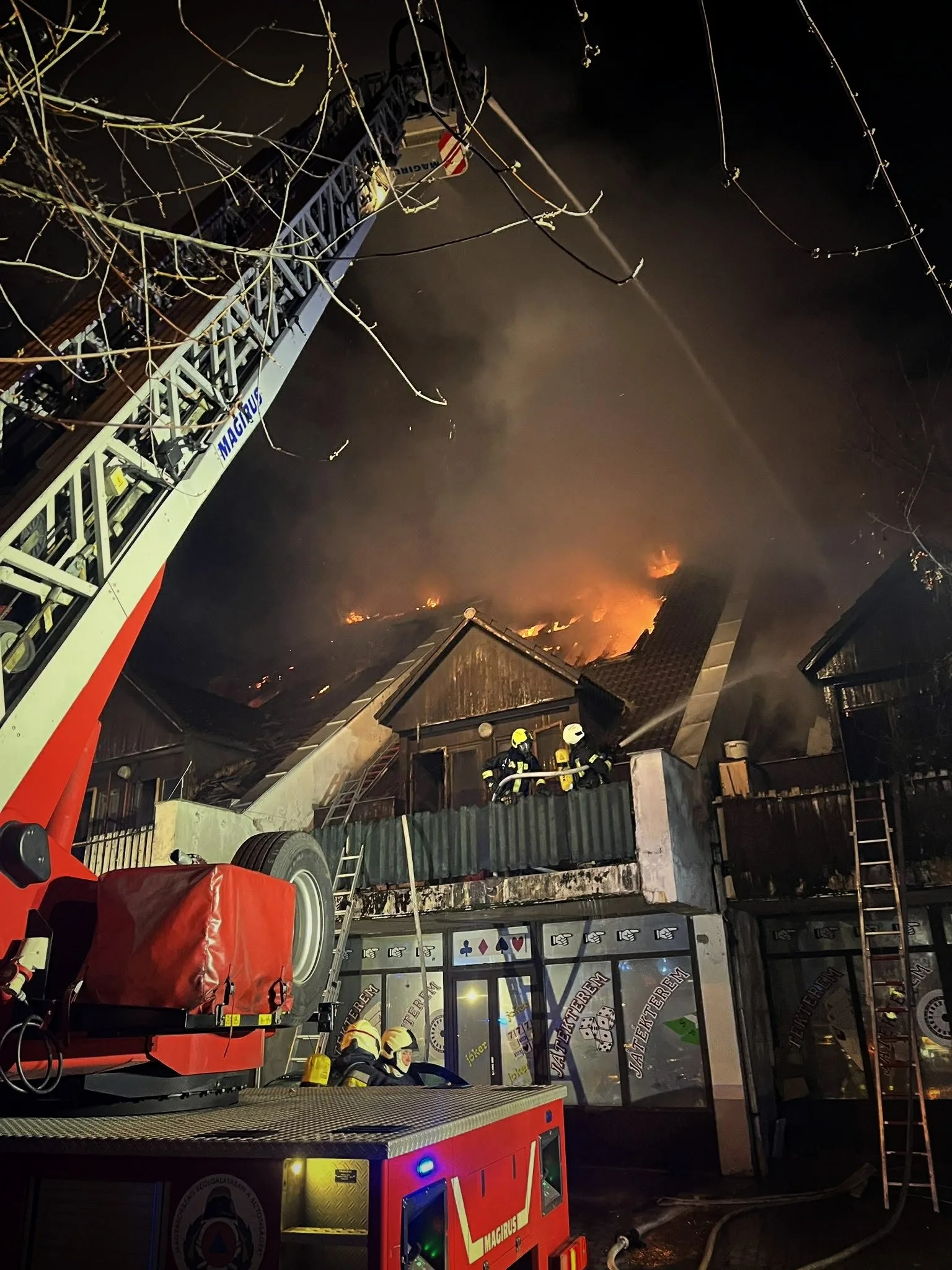 požiar v meste Budakeszi