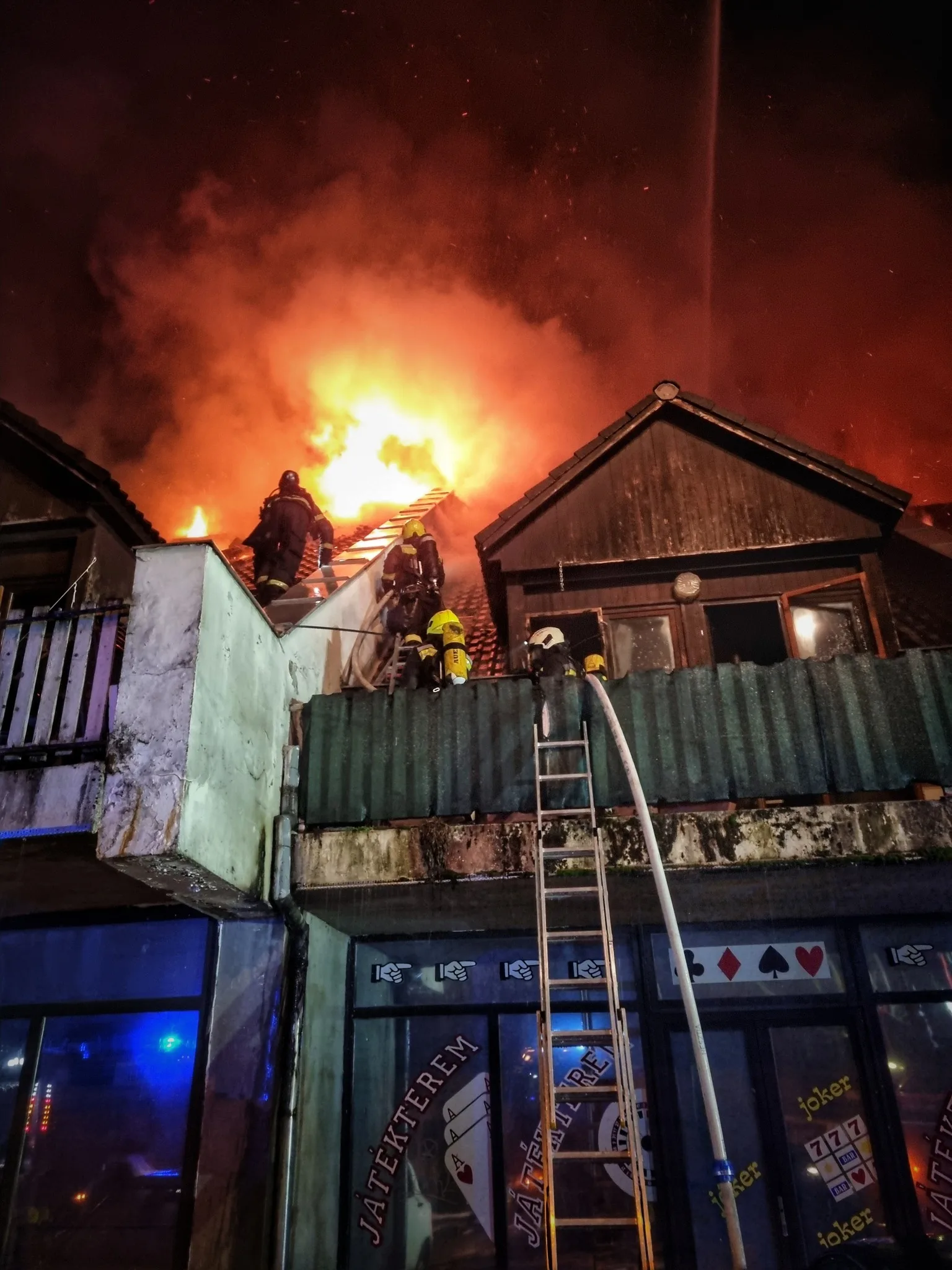 požiar v meste Budakeszi