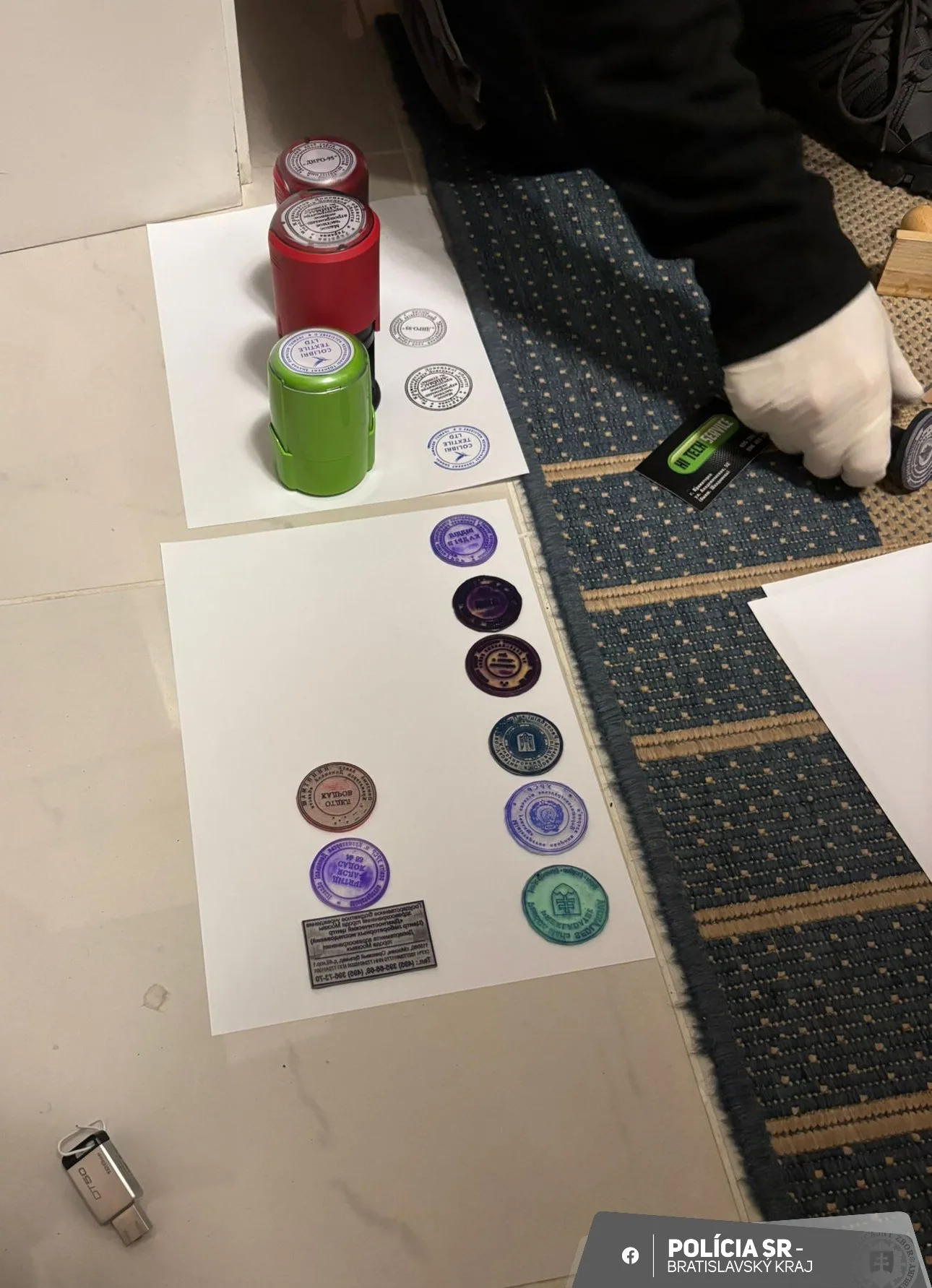 „návrhárka“ polícia akcia