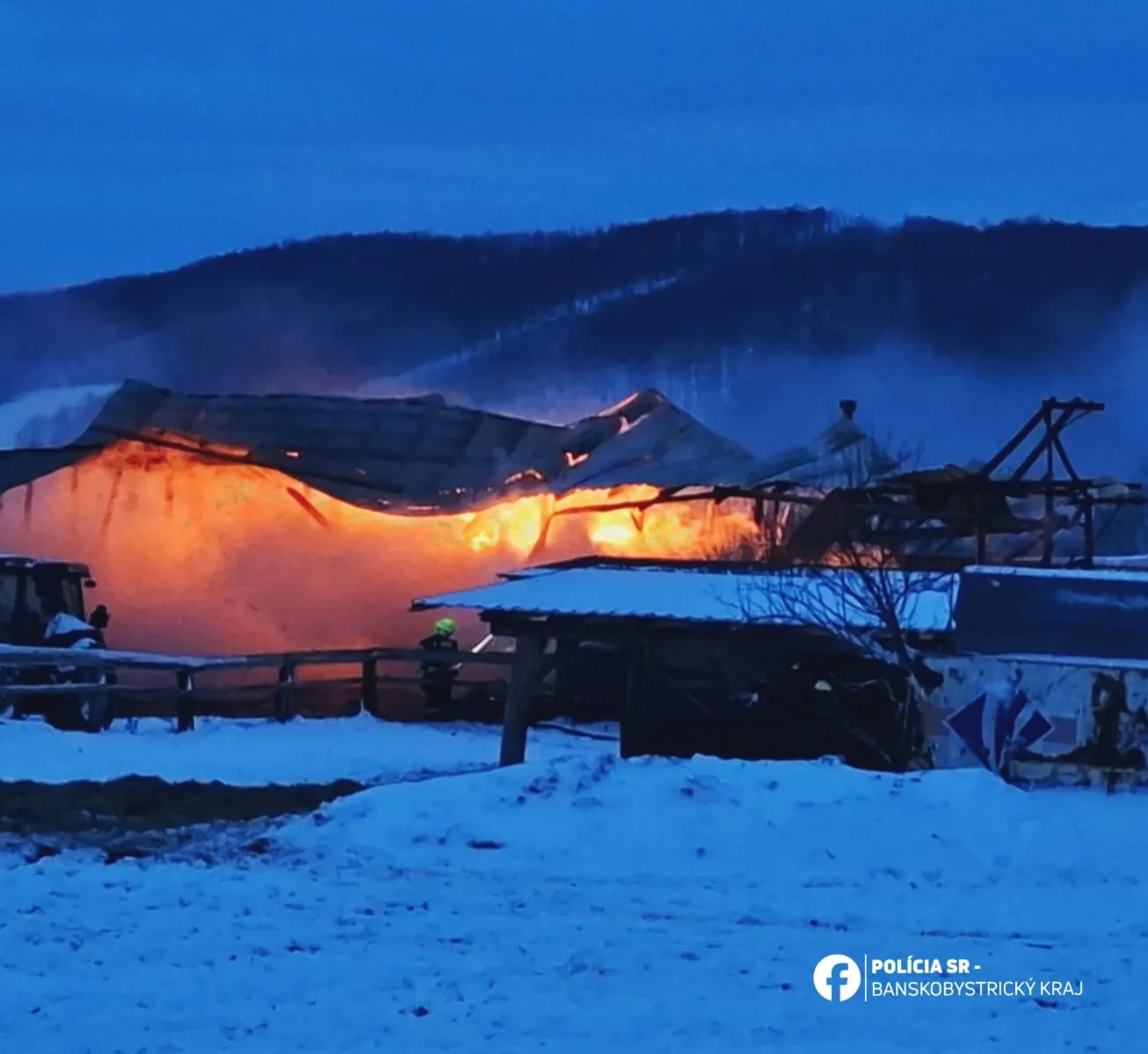 požiar senníka v Záježovej