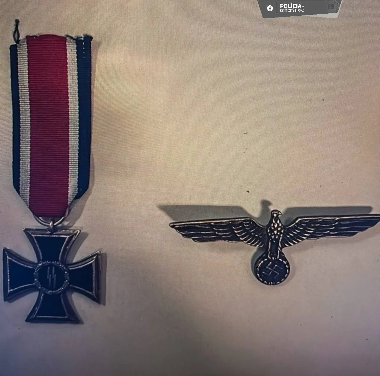 polícia hranice Košice nacistické symboly