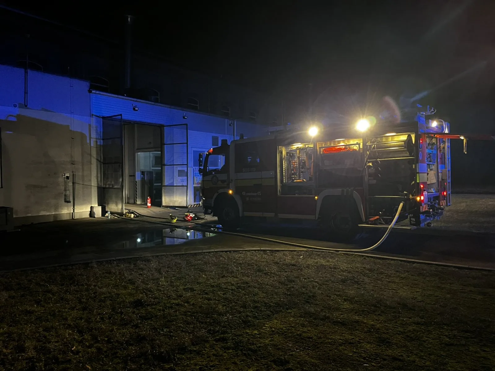 Trebišov požiar hasiči