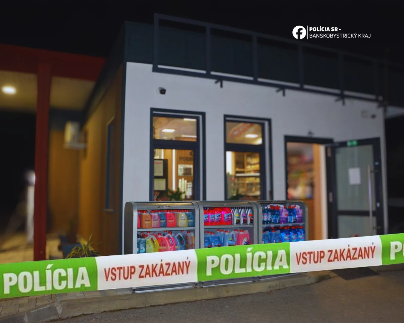 čerpacia stanica lúpež v obci Podbrezová