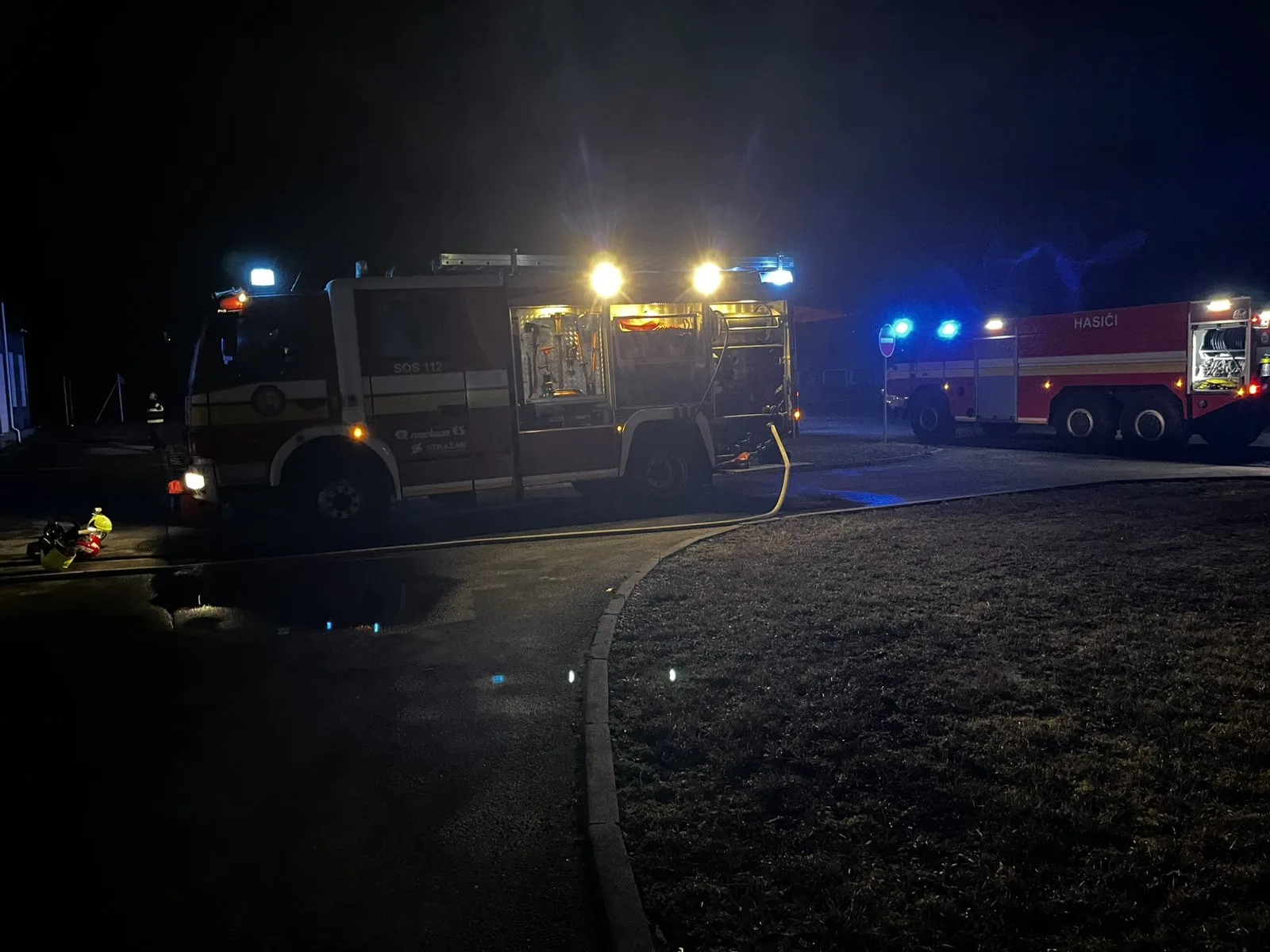 Trebišov požiar hasiči