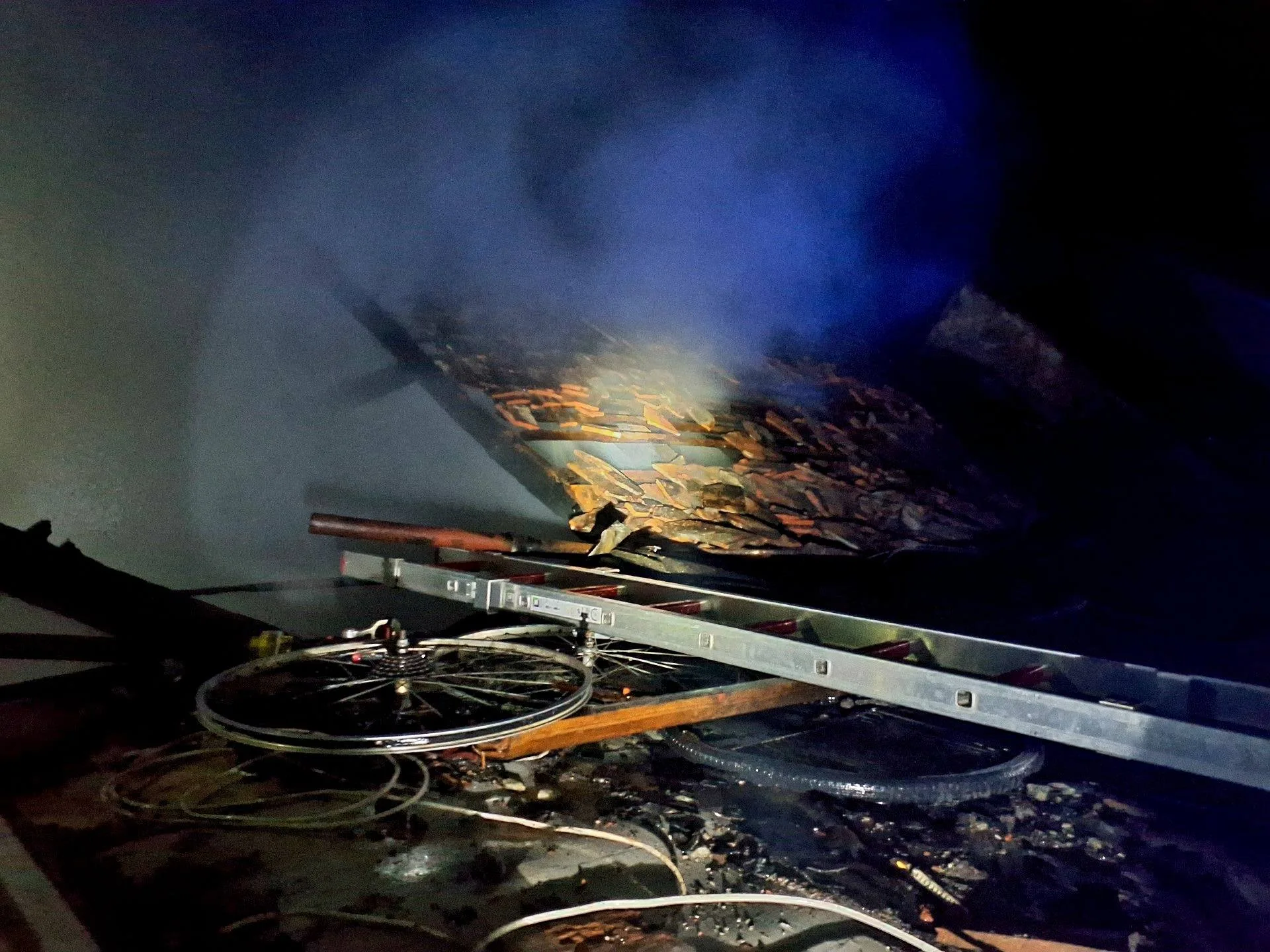 Šaštín-Stráže požiar strechy