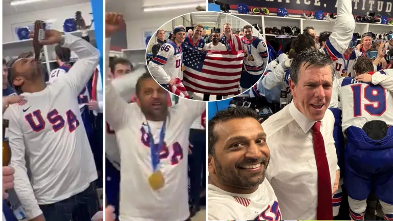 Šéf americkej FBI Kash Patel sa ocitol pod paľbou ostrej kritiky po tom, čo sa na verejnosť dostali videá z osláv zlatých hokejistov USA v Miláne. FOTO: x.com/@Kash_Patel