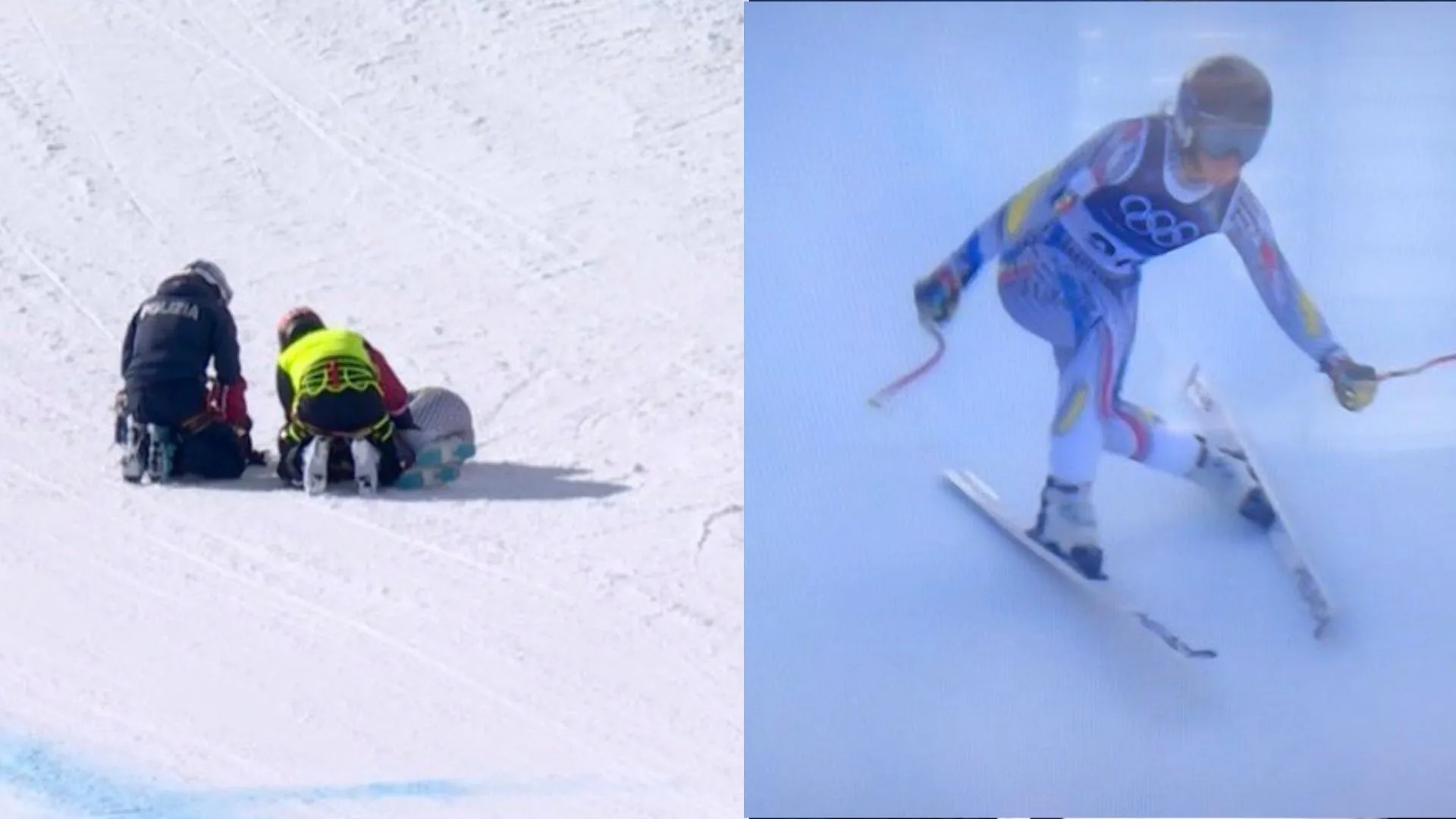 Cande Morenová , pád, ZOH