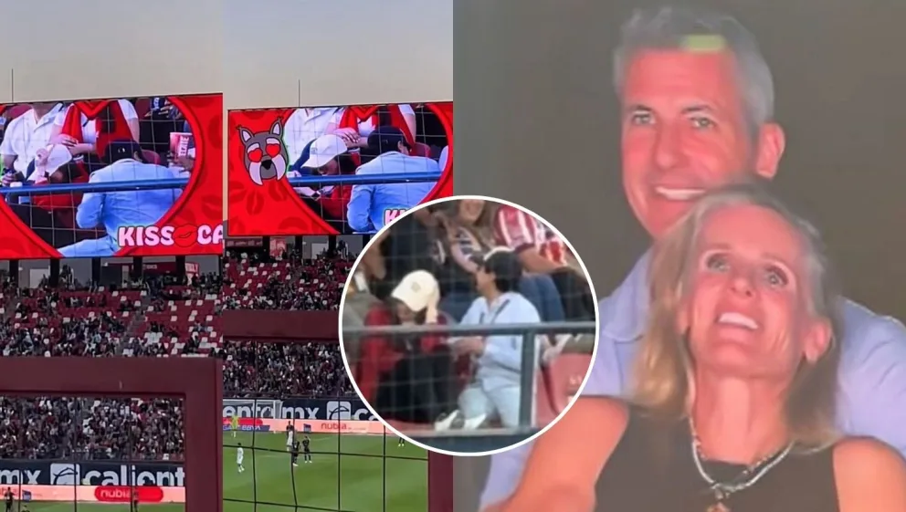 Keď kamera zaostrila na dvoch fanúšikov, namiesto toho, aby sledovali hru, obaja okamžite zakryli tvár a schovali sa pred veľkoplošnou obrazovkou štadióna.