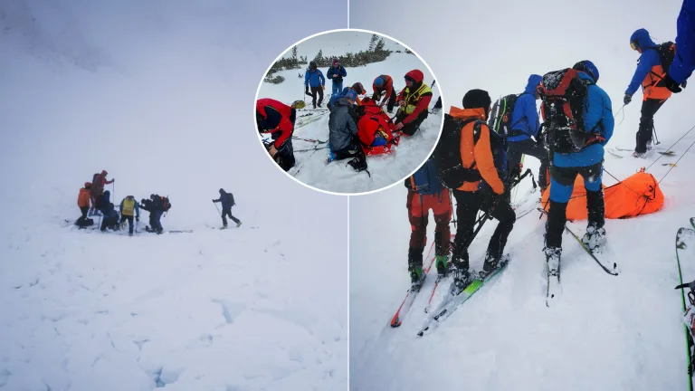 zásah v oblasti Malého Hincovho plesa HSZ