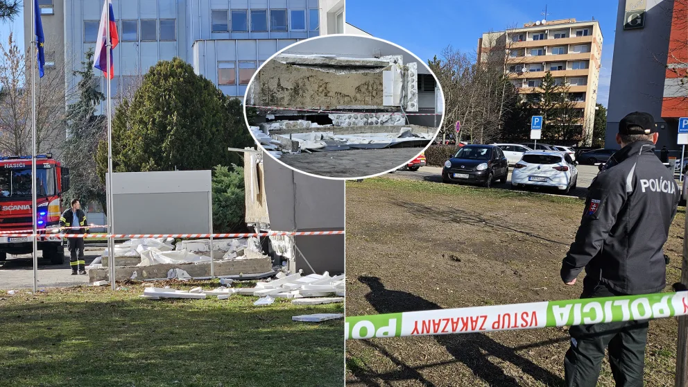 Komárno klientske centrum strecha pád úmrtie