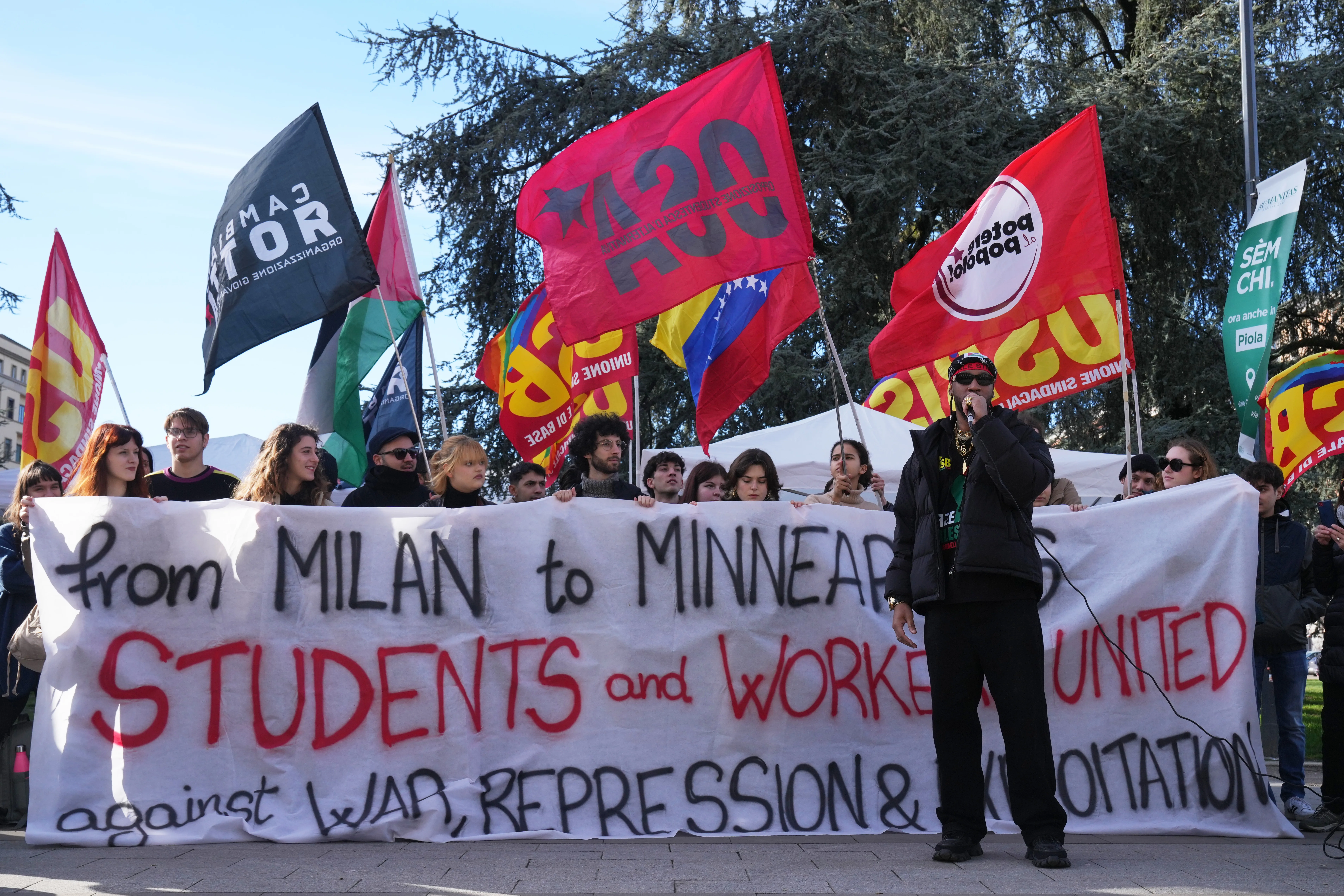 Taliansko, Miláno, protesty, ICE