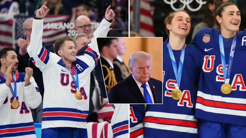 Trump, USA, hokej, ZOH