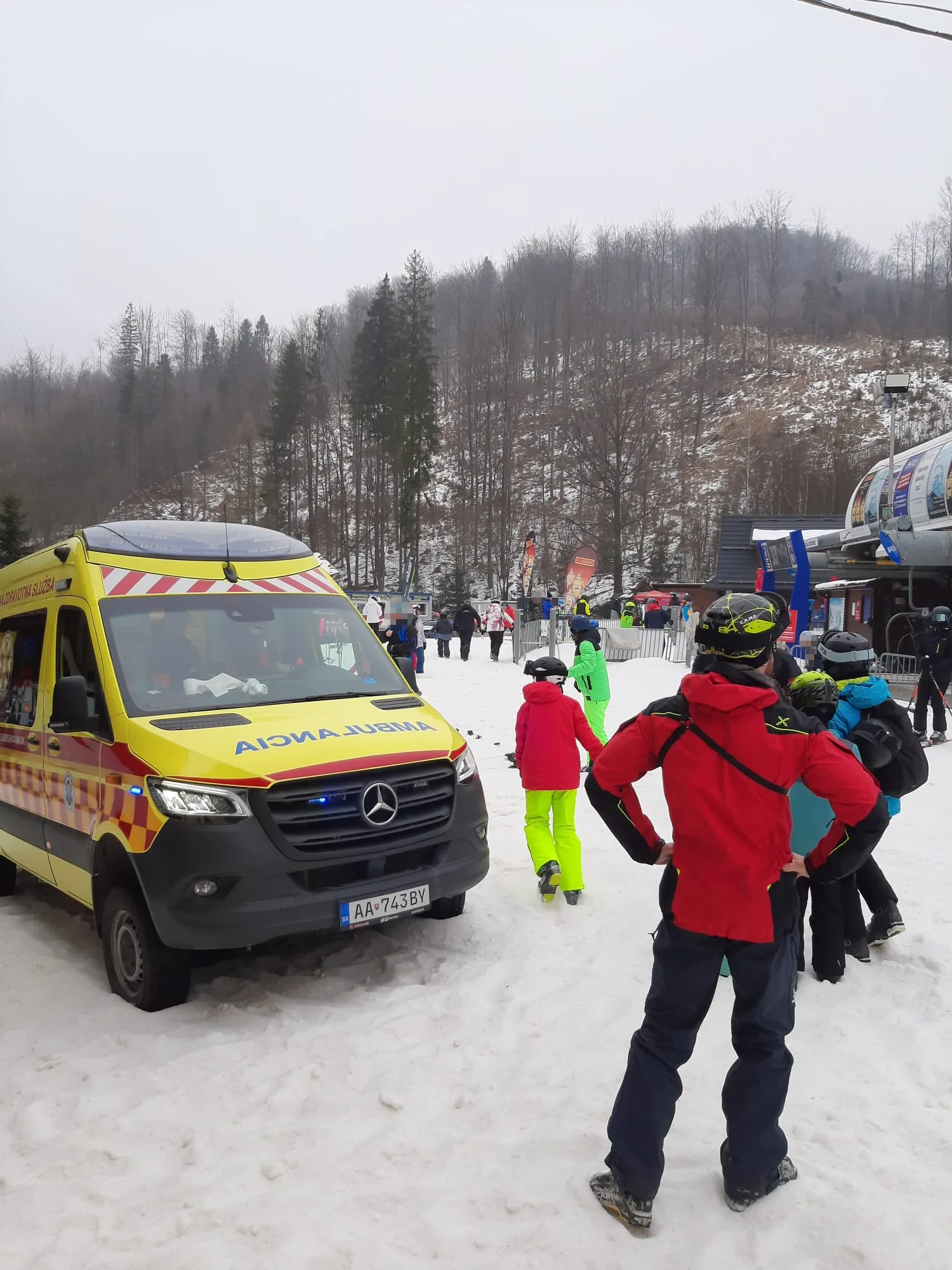 HSZ v lyžiarskom stredisku Veľká Rača