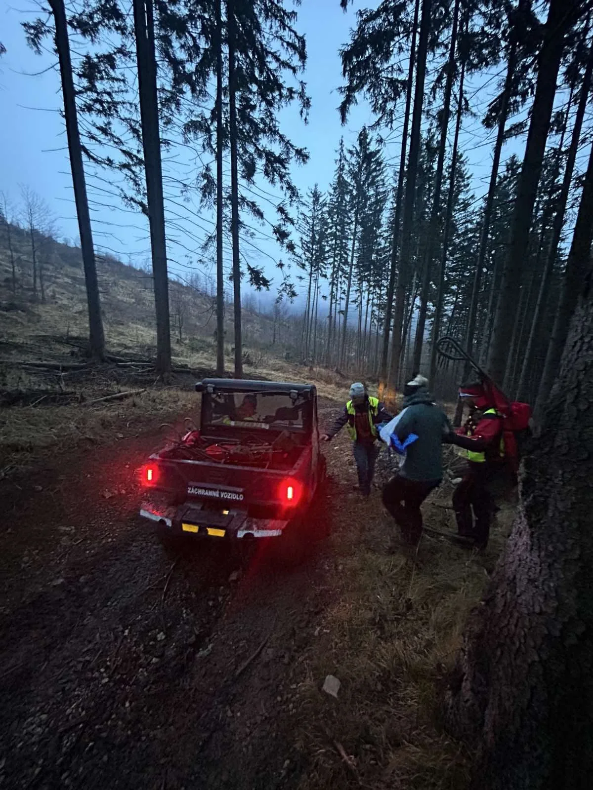 horskí záchranári v Malej Fatre