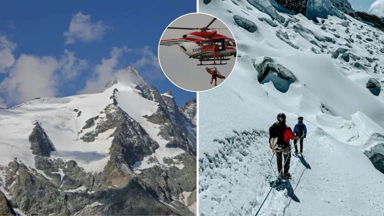 Großglockner, Alpy, horolezci