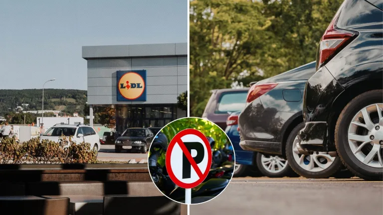 Lidl, parkovanie