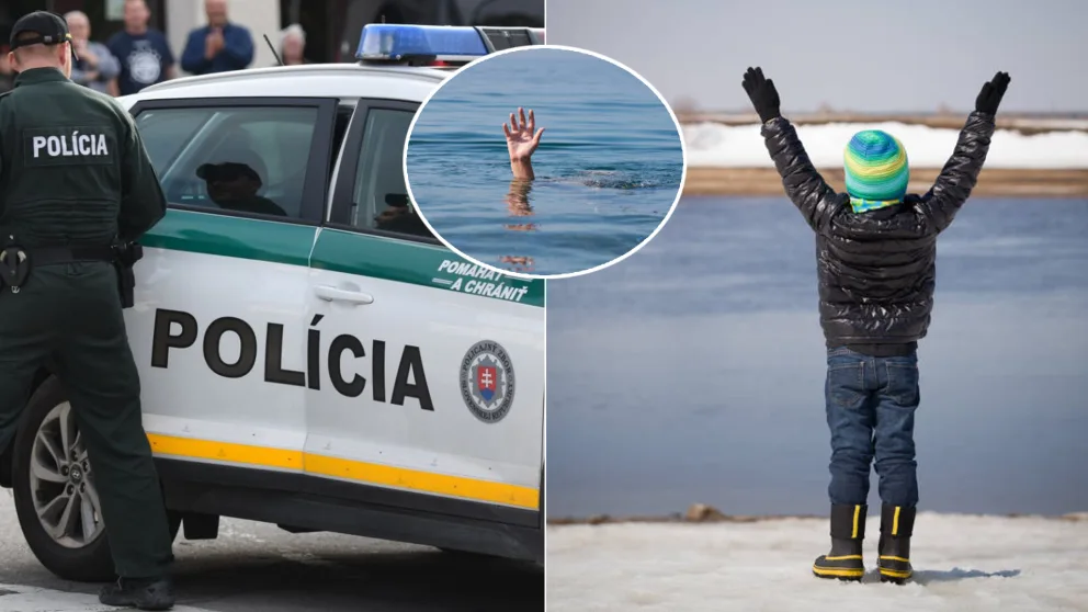 rieka telo polícia chlapec