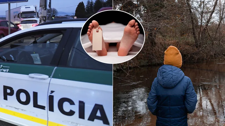 rieka telo polícia chlapec