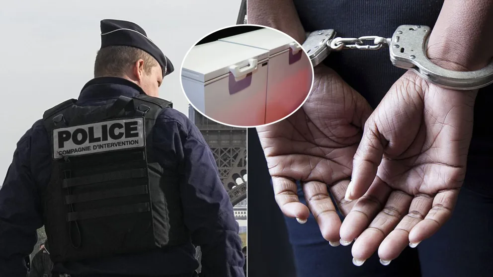 mrazák žena putá polícia vo francúzsku