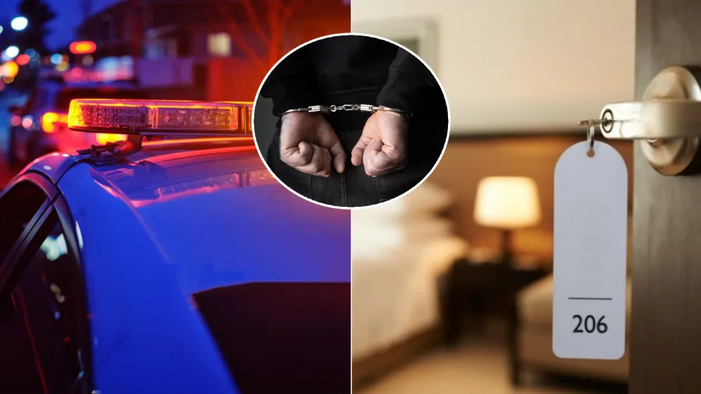 polícia peniaze hotel muž putá