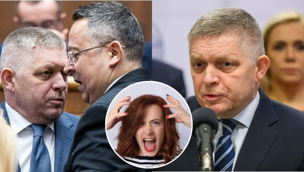 Premiér SR Robert Fico a minister financií SR Ladislav Kamenický